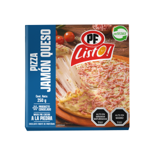 PIZZA JAMÓN QUESO INDIVIDUAL 250 gr