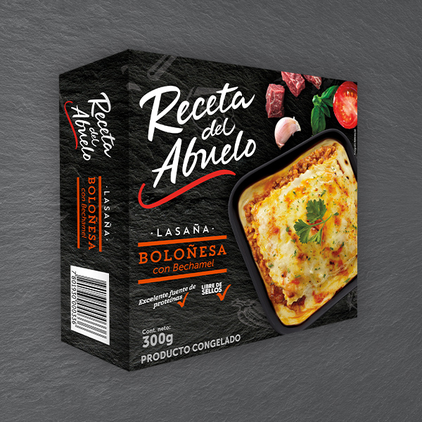 LASAÑA BOLOÑESA CON BECHAMEL 300 gr – PF Alimentos