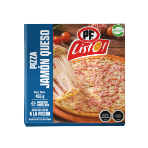 PIZZA JAMÓN QUESO 465 gr