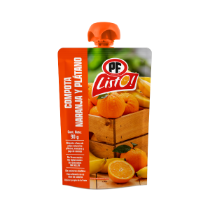 COMPOTA DE NARANJA Y PLÁTANO 90 gr