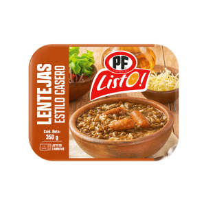 LENTEJAS ESTILO CASERO  REFRIGERADAS 350 gr