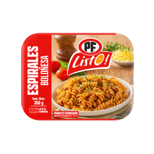 ESPIRALES BOLOÑESA REFRIGERADOS 350 gr