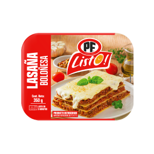 LASAÑA BOLOÑESA REFRIGERADA 350 gr.